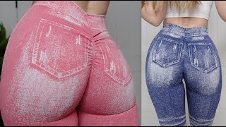 Natalie Nightwolf Modeling Tight Leggings Try On Haul [upl. by Ahsaela]