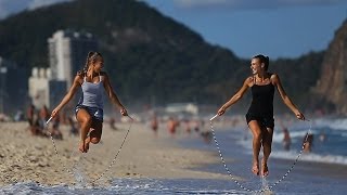 Worlds Best Jump Rope Sisters  Rope Skipping Duo [upl. by Winston]