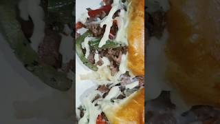 Philly Cheesesteak Sliders 🧀 cheese 🥩steak 😋 yummy [upl. by Chane]