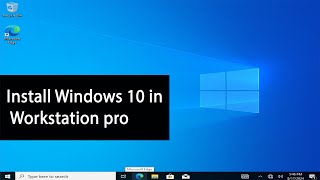 How to install Windows 10 in Workstation pro [upl. by Zingale]