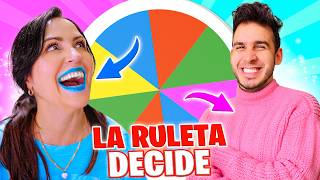 LA RULETA DECIDE EL COLOR por 24 Horas 😱 🔥 Sandra Cires Art y Harold Artist [upl. by Anelagna]