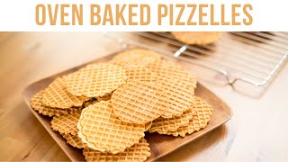 Oven Baked Pizzelles  Oven Baked Pizzelles Recipe  Bitrecipes [upl. by Jestude]