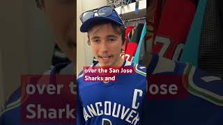 Liljegren gets 1st Shark goal nyrangers sanjosesharks hockey nhl [upl. by Alessandra]