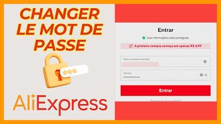 Comment Changer le Mot de Passe sur AliExpress depuis un Ordinateur Portable  Mis à jour [upl. by Ynwat871]