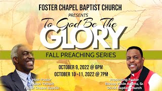 Fall Preaching Series Monday October 102022 700pm Bishop Kevin Adams Olivet Baptist Church [upl. by Angeli604]