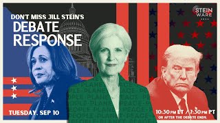 Jill Stein Live Debate Response [upl. by Worrad300]