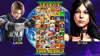 Marvel VS Capcom Origins Mugen  Character Selection Screen  Gameplay [upl. by Klug]