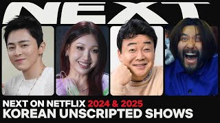 Netflix Lineup Upcoming Korean Unscripted Shows in 2024 and sneak peek into 2025 ENG SUB [upl. by Ennayhc]