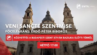 Veni Sancte szentmise  közvetítés a Szent István Bazilika előtti térről 20240902 [upl. by Socrates790]