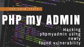 CVE201812613  phpMyAdmin  Remote Code Execution Metasploit Kali linux [upl. by Ahkihs917]