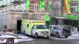 Accident de Travail Mortel à Longueuil  Construction Worker Fatal Fall 352014 [upl. by Attenra305]