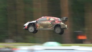 WRC Secto Rally Finland 2024  FRIDAY FLATOUT ACTION [upl. by Doi186]