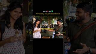 Guessing girls salary in Chennai Ep 9 shots [upl. by Navinod137]