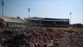 Motera Stadium Ahmedabad Before And During Destruction [upl. by Nujra598]