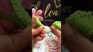 Guia de flores crochet 🌸🌸🌸🌸🌸♥️🧶crochet flores enredadera [upl. by Georgy371]