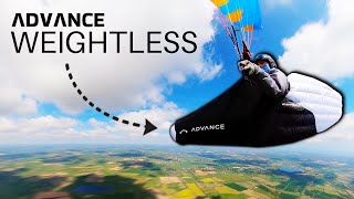 Advance WEIGHTLESS ultralight pod paragliding harness  first impressions review [upl. by Anyd]