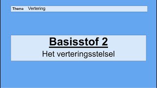 Havo 5  Vertering  Basisstof 2 Het verteringsstelsel [upl. by Bram7]