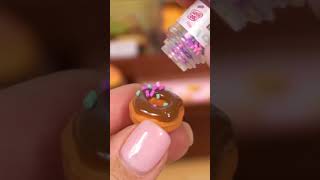 DIY Donas Donut Miniatura Para Mis Muñecas [upl. by Boutis]