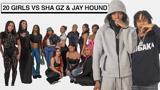 20 WOMEN VS 2 RAPPERS SHA GZ amp JAY HOUND [upl. by Alahc]