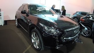 INFINITI QX70 S AWD SUV  BLACK COLOUR  WALKAROUND AND INTERIOR  QX 70 S [upl. by Tanya]