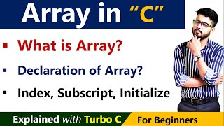 What is Array in C Language   C Language Free Course  by Rahul Sir [upl. by Alden]