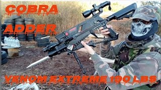 cobra adder venom extreme 190 lbs shooting test [upl. by Harlin]