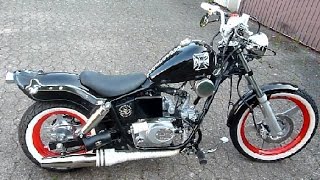 Mini Chopper 50cc  mini Harley  Hot rod bobber [upl. by Juliano]