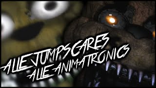 ALLE JUMPSCARES ANIMATRONICS amp 20202020  Five Nights at Freddys 4 EXTRAS German  FNAF 4 [upl. by Geraldina]