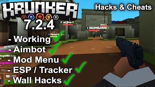 Krunkerio 724 Free Hacks amp Cheats WORKING [upl. by Atiuqram706]