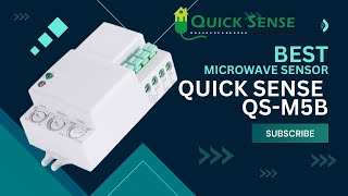 MICROWAVE SENSOR  QSM5B  MOTION SENSOR [upl. by Amehr790]