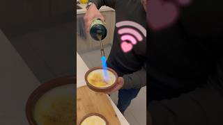 How to caramelize a créme brûlée DESSERT Lover❤️No torch Use butanol amp soldering adapter shorts [upl. by Lusty]