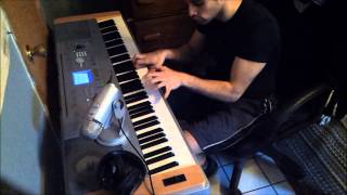 Apple Bottom Jeans piano cover by Or Moyal and his dog [upl. by Ylram]