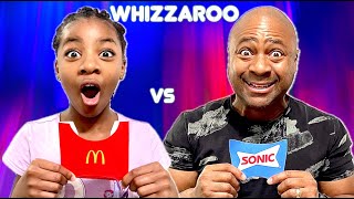 Whizzaroo McDonalds Vs Sonics Food Challenge [upl. by Eenoj]