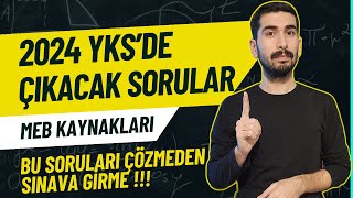 2024 YKSDE ÇIKACAK SORULAR  YKS MEB ÖRNEK SORULAR 2024  Yks Meb Kazanım Testleri [upl. by Eric261]