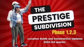 THE PRESTIGE SUBDIVISION CABANTIAN DAVAO CITY CONSTRUCTION UPDATES 20243RD QUARTER [upl. by Pelagia489]