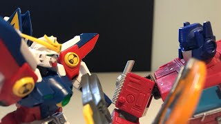 Transformers VS Gundam [upl. by Zorina]