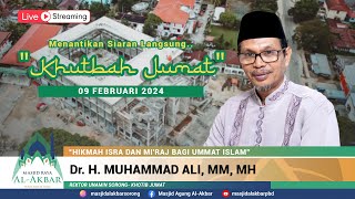 🔴 LIVE  KHUTBAH JUMAT  Dr H MUHAMMAD ALI MM MH [upl. by Yenaled]