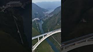 Beipanjiang Extra Large Bridge of Shanghai Kunming High speed Railway china discoverchina travel [upl. by Isyak]