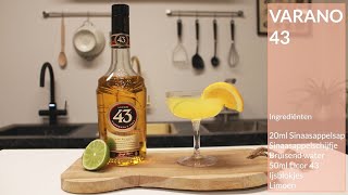 Cocktail maken met likeur 43 Verano recept [upl. by Edmea]