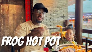 You Wont Believe What My African Husband Loves Eating in China 🐸 [upl. by Ilahsiav]