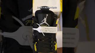 🔥 Unboxing DHgate Jordan 4 Thunder Link in Bio 🚀 SneakerHeads Jordans Jordan4s JordanThunder [upl. by Iadahs]