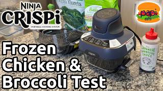 Ninja Crispi Portable Air Fryer  Frozen Chicken amp Broccoli [upl. by Fowkes915]