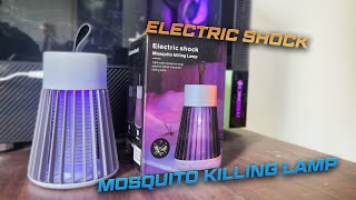 Electric Shock Mosquito Killing Lamp Unboxing and Review  USB Mosquito killer maschine [upl. by Lenzi]