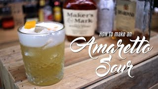 Amaretto Sour Cocktail Recipe  Jeffrey Morgenthalers Method [upl. by Graybill870]