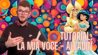 Tutorial la mia voce  FLAUTO DOLCE [upl. by Nylsaj]