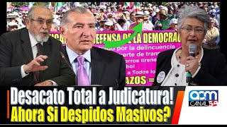 TOTAL DESACATO DE LOS TRABAJADORES Y CRECE LA EXIGENCIA MANOTAZO DE AUTORIDAD DESDE LA JUDICATURA [upl. by Aerda]