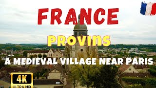 Walking Tour of Provins 🇫🇷 Charming Medieval Village and Roses Garden Near Paris [upl. by Tisbe663]