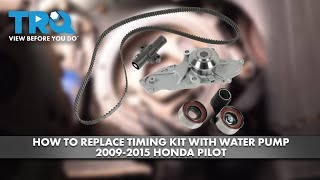 How to Replace Timing Kit with Water Pump 20092015 Honda Pilot [upl. by Leeke]