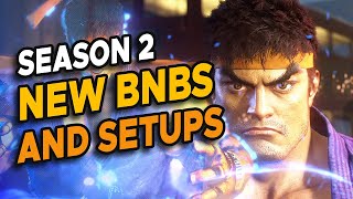 Season 2 Ryu Starter Guide  NEW Combos and Setups [upl. by Atwood]