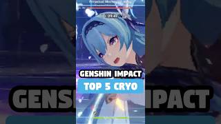 TOP 5 CRYO CHARACTERS IN 50 GENSHIN IMPACT [upl. by Squier645]